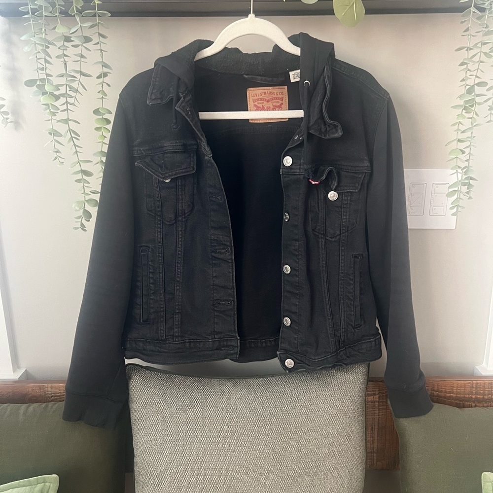 Hooded Denim Jacket